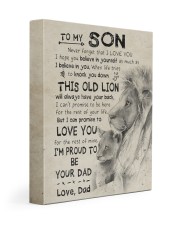 I'm Proud To Be Your Dad - Best Gift For Son 11x14 Gallery Wrapped Canvas Prints front