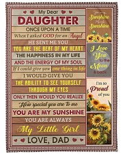 You Are My Sunshine - Amazing Gift For Daughter Large Fleece Blanket - 60" x 80" front