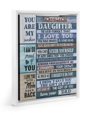 YOU CAN STEER YOURSELF - LOVELY GIFT FOR DAUGHTER Floating Framed Canvas Prints White tile