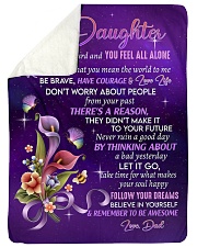 FOLLOW YOUR DREAMS - LOVELY GIFT FOR DAUGHTER Sherpa Fleece Blanket tile