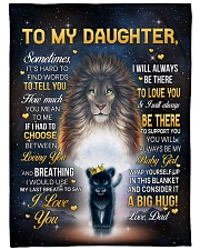 I LOVE YOU - GREAT GIFT FOR DAUGHTER Large Fleece Blanket - 60" x 80" front