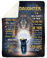 I LOVE YOU - GREAT GIFT FOR DAUGHTER Sherpa Fleece Blanket tile
