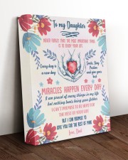 Miracles Happen Every Day - Lovely Gift For Daughter 11x14 Gallery Wrapped Canvas Prints aos-canvas-pgw-11x14-lifestyle-front-17