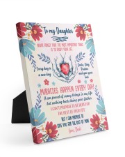 Miracles Happen Every Day - Lovely Gift For Daughter Easel-Back Gallery Wrapped Canvas tile