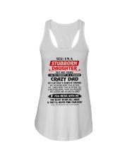 I'm A Stubborn Daughter - Best Gift Daughter Ladies Flowy Tank tile