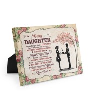 Never Forget That I Love You - Special Gift For Daughter Easel-Back Gallery Wrapped Canvas tile