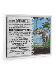 How Spceial You Are To Me - Amazing Gift For Daughter Floating Framed Canvas Prints White tile