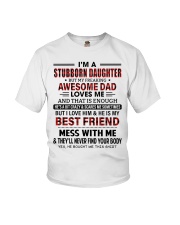 I'M A STUBBORN DAUGHTER Youth T-Shirt tile