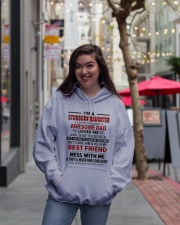 I'M A STUBBORN DAUGHTER Hooded Sweatshirt lifestyle-unisex-hoodie-front-2