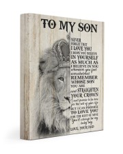 MY BABY BOY - TO SON FROM DAD 11x14 Gallery Wrapped Canvas Prints front