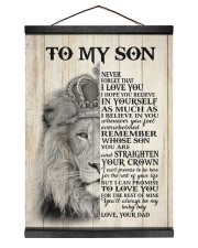 MY BABY BOY - TO SON FROM DAD Hanging Canvas tile