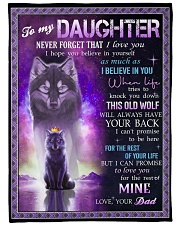 I BELIEVE IN YOU - SPECIAL GIFT FOR DAUGHTER Large Fleece Blanket - 60" x 80" front