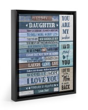 1 DAY LEFT - GET YOURS NOW Floating Framed Canvas Prints Black tile