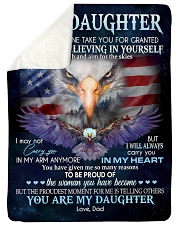 YOU ARE DAUGHTER Sherpa Fleece Blanket tile