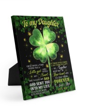 Keep Me in Your Heart And I'll Stay There Forever - Best Gift For Daughter Easel-Back Gallery Wrapped Canvas tile