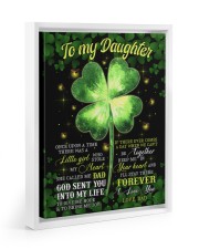 Keep Me in Your Heart And I'll Stay There Forever - Best Gift For Daughter Floating Framed Canvas Prints White tile