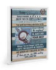 I Believe In You - Lovely Gift For Daughter Floating Framed Canvas Prints White tile
