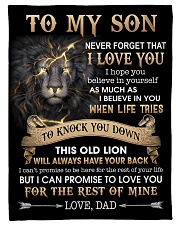 I Believe In You - Amazing Gift For Son Fleece Blanket tile