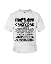MESS WITH ME - BEST GIFT FOR DAUGHTER Youth T-Shirt tile