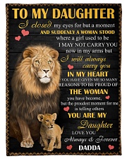 I Will Always Carry You In My Heart - Best Gift For Daughter Fleece Blanket tile