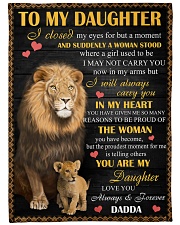 I Will Always Carry You In My Heart - Best Gift For Daughter Large Fleece Blanket - 60" x 80" front