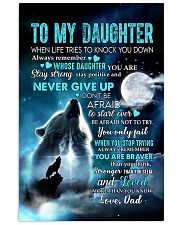 Stay Strong, Stay Positive And Never Give Up - Lovely Gift For Daughter Vertical Poster tile