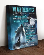 Stay Strong, Stay Positive And Never Give Up - Lovely Gift For Daughter 11x14 Gallery Wrapped Canvas Prints aos-canvas-pgw-11x14-lifestyle-front-17