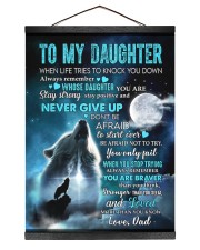 Stay Strong, Stay Positive And Never Give Up - Lovely Gift For Daughter Hanging Canvas tile