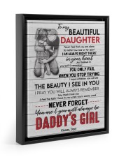 BELIEVE IN YOURSELF - BEST GIFT FOR DAUGHTER 11x14 Black Floating Framed Canvas Prints thumbnail