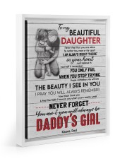 BELIEVE IN YOURSELF - BEST GIFT FOR DAUGHTER 11x14 White Floating Framed Canvas Prints thumbnail