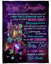 NEVER FORGET YOUR WAY BACK HOME Large Fleece Blanket - 60" x 80" front