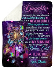 NEVER FORGET YOUR WAY BACK HOME Sherpa Fleece Blanket tile