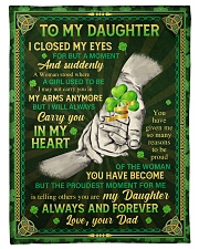 Carry You In My Heart - Best Gift For Daughter Fleece Blanket tile