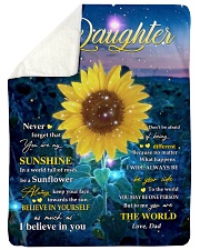 NEVER FORGET THAT YOU ARE MY SUNSHINE Sherpa Fleece Blanket tile