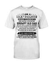 I AM A LUCKY DAUGHTER Premium Fit Mens Tee tile