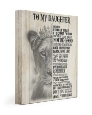 I LOVE YOU - BEST GIFT FOR DAUGHTER 11x14 Gallery Wrapped Canvas Prints front