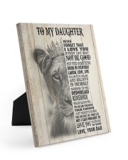 I LOVE YOU - BEST GIFT FOR DAUGHTER 8x10 Easel-Back Gallery Wrapped Canvas thumbnail