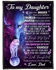 Believe In Yourself - Lovely Gift For Daughter Large Fleece Blanket - 60" x 80" front