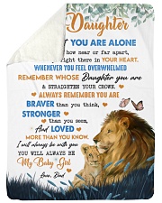 I Am Always Right There In Your Heart - Lovely Gift For Daughter Sherpa Fleece Blanket tile