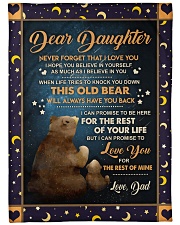 BELIEVE IN YOURSELF - LOVELY GIFT FOR DAUGHTER Large Fleece Blanket - 60" x 80" front