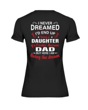 I NEVER DREAMED - TO DAUGHTER FROM DAD Premium Fit Ladies Tee tile
