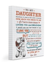 How Much You Mean To Me - Best Gift For Daughter 11x14 Gallery Wrapped Canvas Prints front