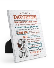 How Much You Mean To Me - Best Gift For Daughter Easel-Back Gallery Wrapped Canvas tile