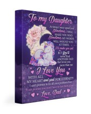 I Love You With All My Heart - Best Gift For Daughter 11x14 Gallery Wrapped Canvas Prints front