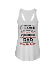I AM LIVING THE DREAM - LOVELY GIFT FOR DAUGHTER Ladies Flowy Tank tile