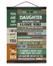 Life Gave Me The Gift Of You - Special Gift For Daughter Hanging Canvas tile