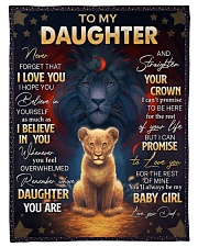 I LOVE YOU - AMAZING GIFT FOR DAUGHTER Fleece Blanket tile