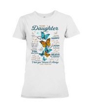 BELIEVE IN YOURSELF - DAD TO DAUGHTER Premium Fit Ladies Tee tile