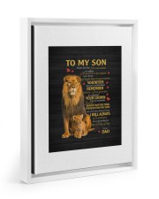 cv-son-think-dad-dhub-ntmn Floating Framed Canvas Prints White tile