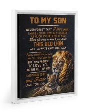 BELIEVE IN YOURSELF - AMAZING GIFT FOR SON Floating Framed Canvas Prints White tile